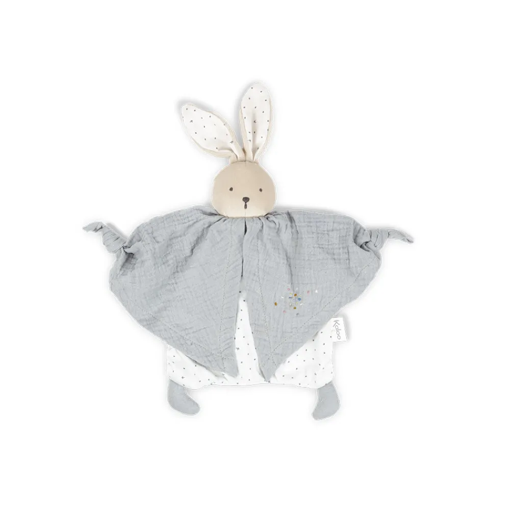 Kaloo Doudou Coton Bio Lapin Gris^ Doudou Bio