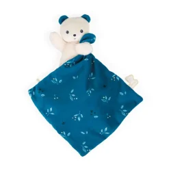 Kaloo Doudou Ours Carre Douceur Noctambule^ Doudou Bleu