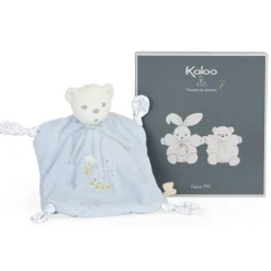 Kaloo Doudou Ourson 4 Noeuds Bleu^ Doudou Bleu
