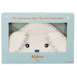 Kaloo Ma Cape De Bain Lapin Colombe^ Linge
