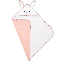 Kaloo Ma Cape De Bain Lapin Coquelicot^ Linge