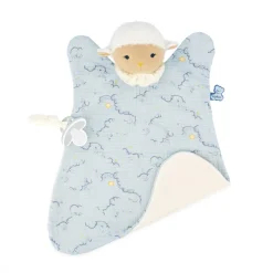 Kaloo Maxi Doudou Coton Bio Mouton^ Doudou Bleu