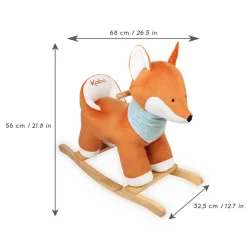 Kaloo Peluche A Bascule Renard Paprika^ Peluche Renard