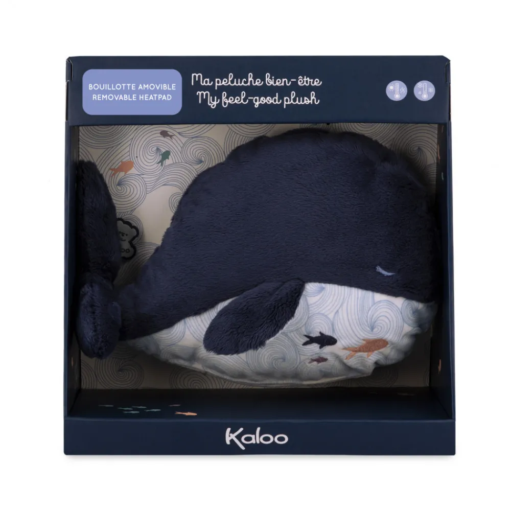 Kaloo Peluche Bouillotte Chaud Et Froid Baleine^ Peluche Bouillotte
