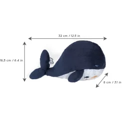 Kaloo Peluche Bouillotte Chaud Et Froid Baleine^ Peluche Bouillotte