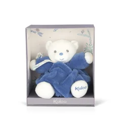 Kaloo Peluche Ourson Patapouf Bleu Ocean - 20 Cm^ Peluche Bleue