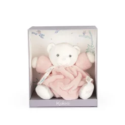 Kaloo Peluche Ourson Patapouf Rose Poudre - 20 Cm^ Peluche Rose