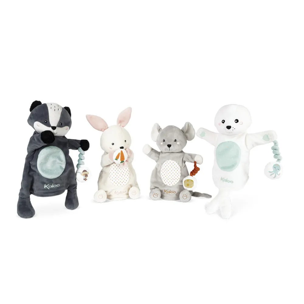 Kaloo Peluche Phoque Marionette Bill^ Doudou Animal